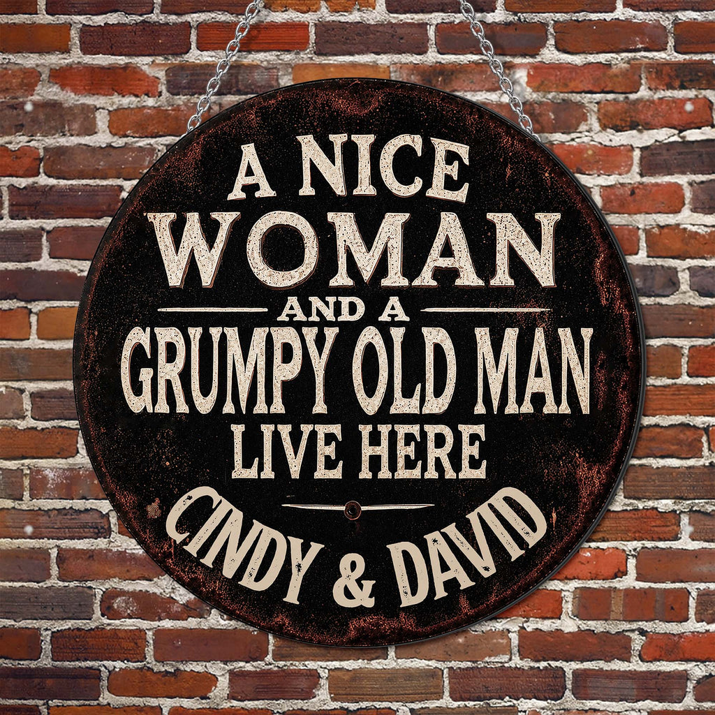 Personalized Custom Metal Sign for Couples - Funny Home Décor Gift Custom Shaped Metal Sign GradoCreations