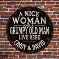 Personalized Custom Metal Sign for Couples - Funny Home Décor Gift Custom Shaped Metal Sign GradoCreations