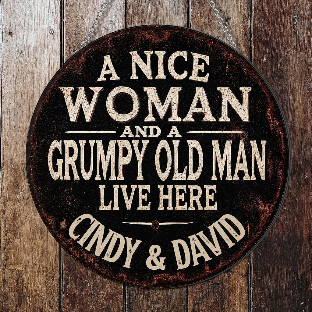 Personalized Custom Metal Sign for Couples - Funny Home Décor Gift Custom Shaped Metal Sign GradoCreations