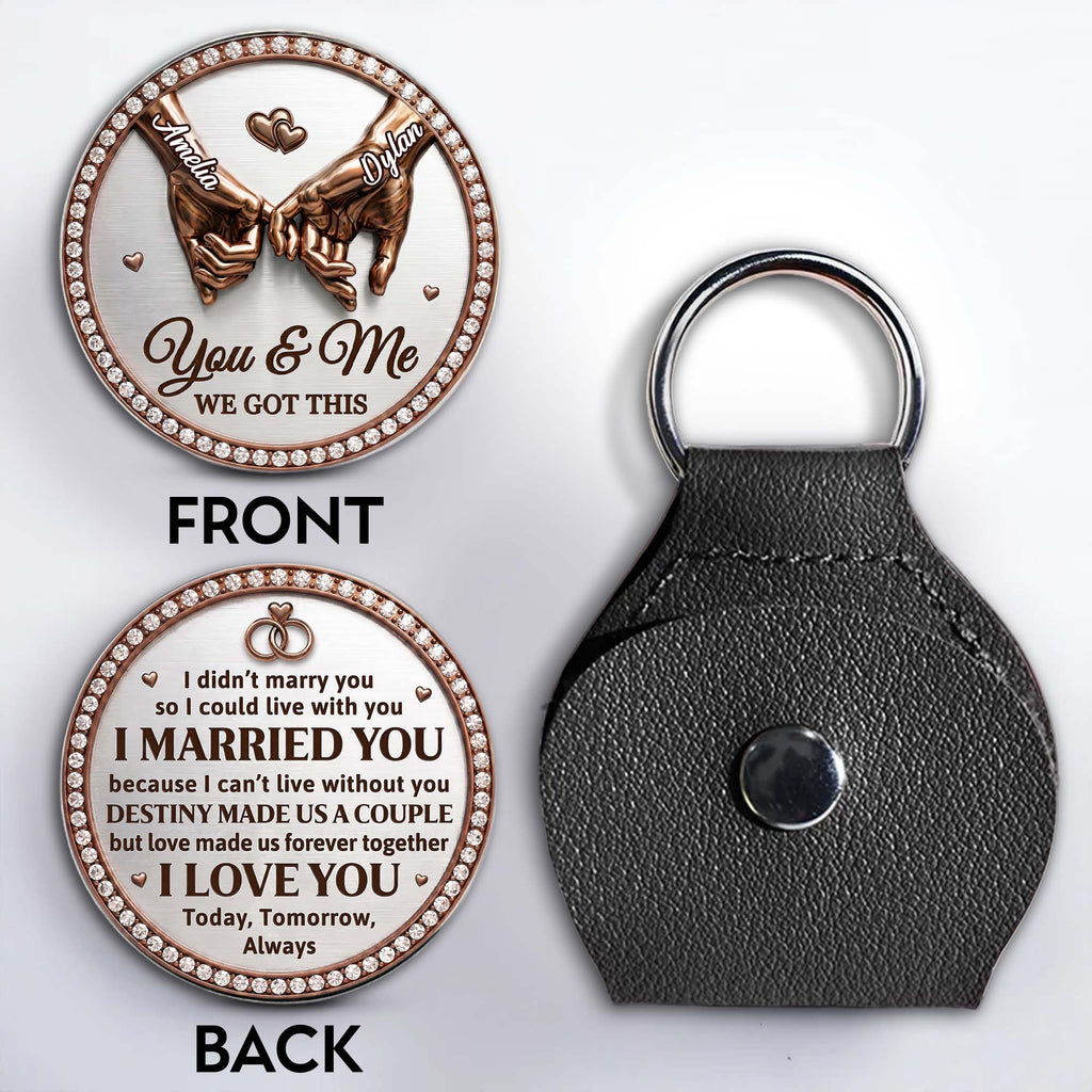 Personalized Pocket Hug Custom Couple Gift for Anniversary Pocket Hug GradoCreations