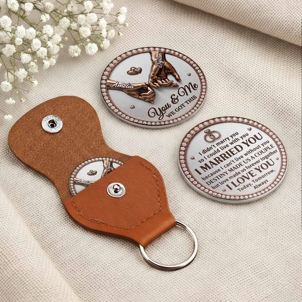 Personalized Pocket Hug Custom Couple Gift for Anniversary Pocket Hug GradoCreations