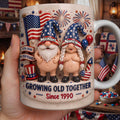 Personalized Custom Coffee Mug Growing Old Together Gift for Couples Edge-to-edge Mug GradoCreations