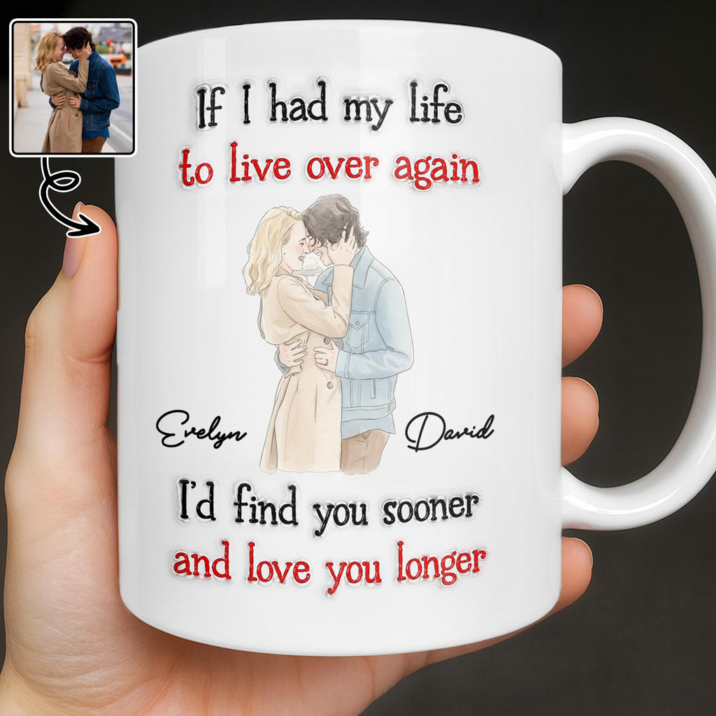 Personalized Custom Coffee Mug for Couples - Anniversary Gift Edge-to-edge Mug GradoCreations
