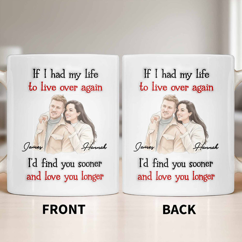 Personalized Custom Coffee Mug for Couples - Anniversary Gift Edge-to-edge Mug GradoCreations