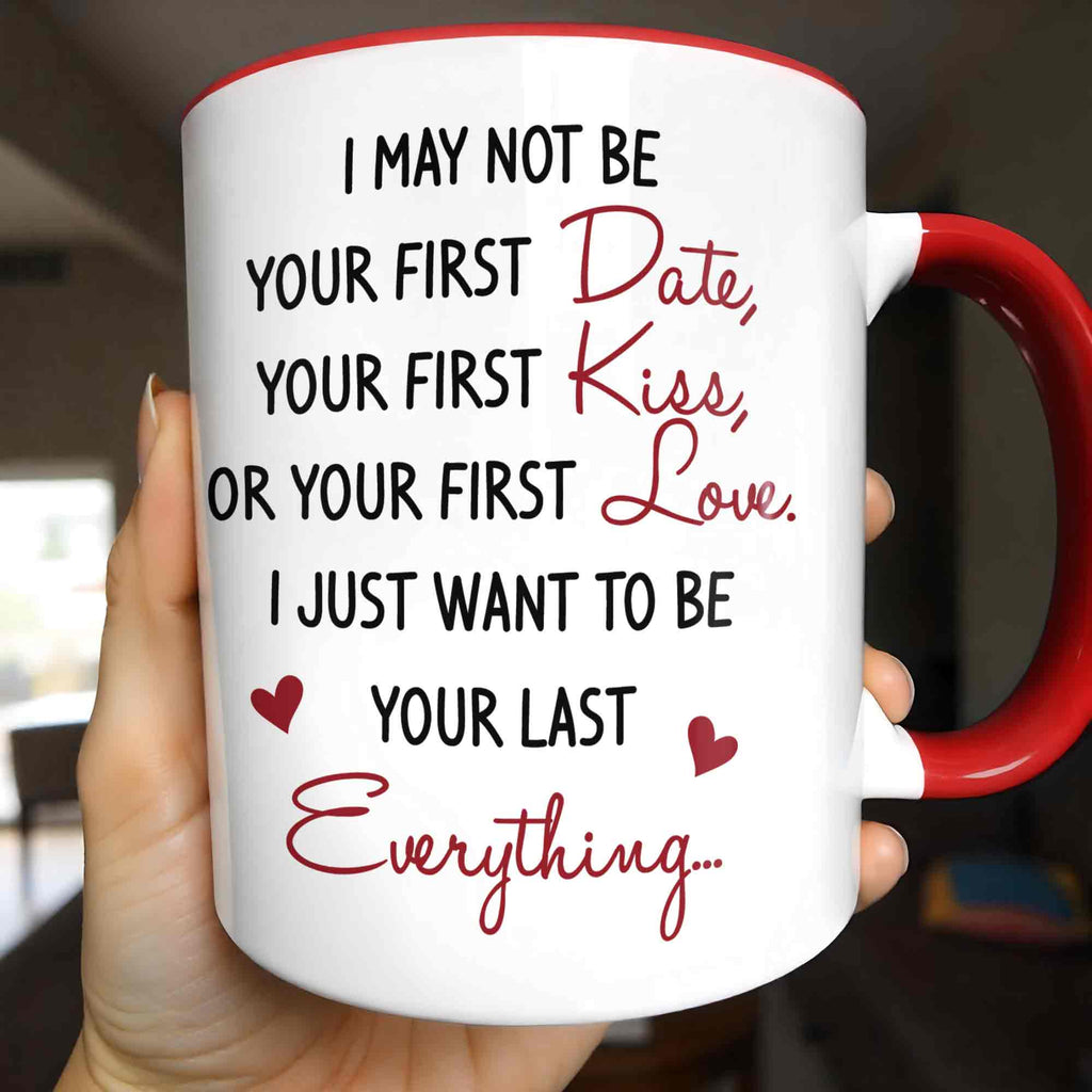 Personalized Couple Sketch Accent Mug Custom Love Story Gift Accent Mug GradoCreations
