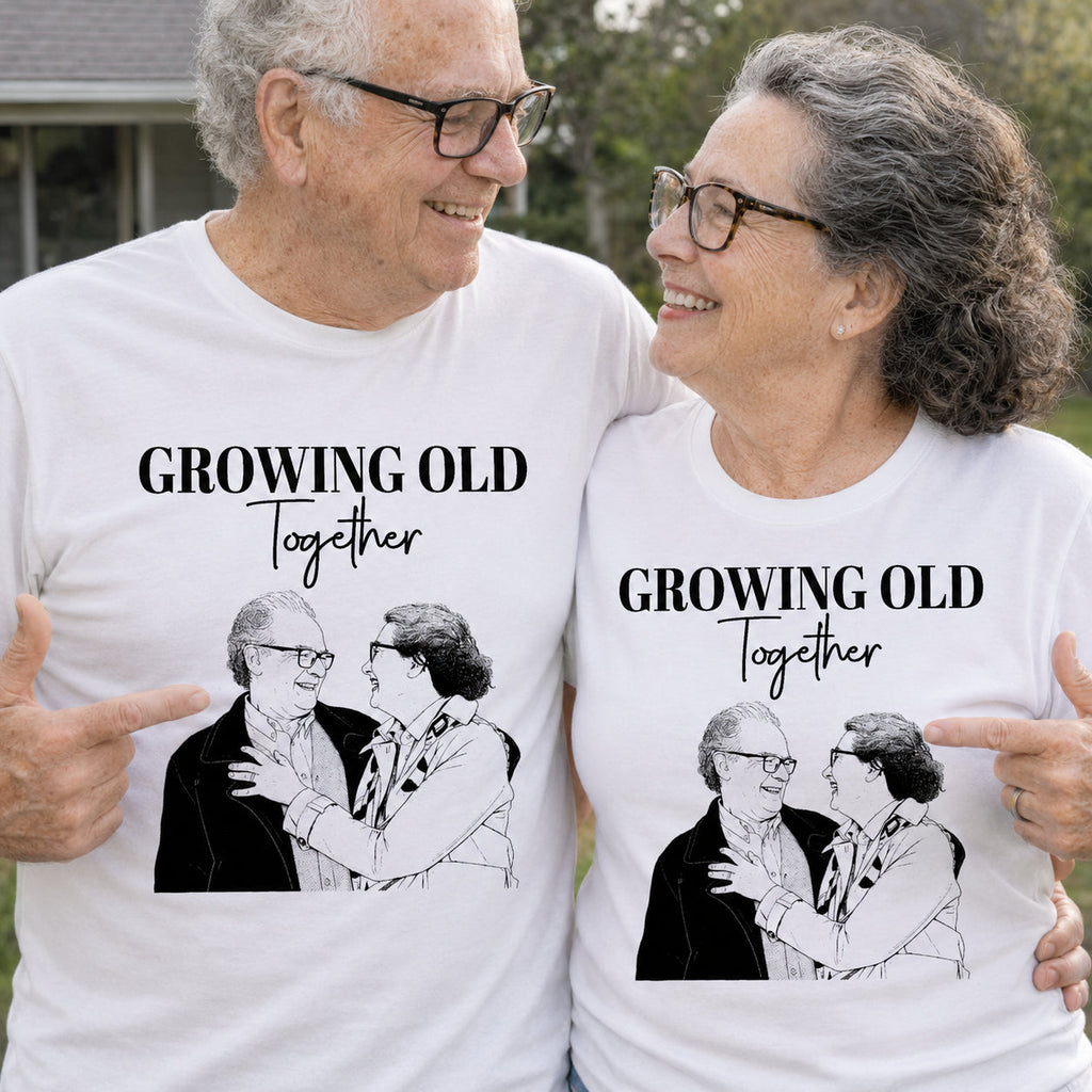 Personalized Custom Sketch Couple Photo T-shirt Hoodie Gift Shirt GradoCreations