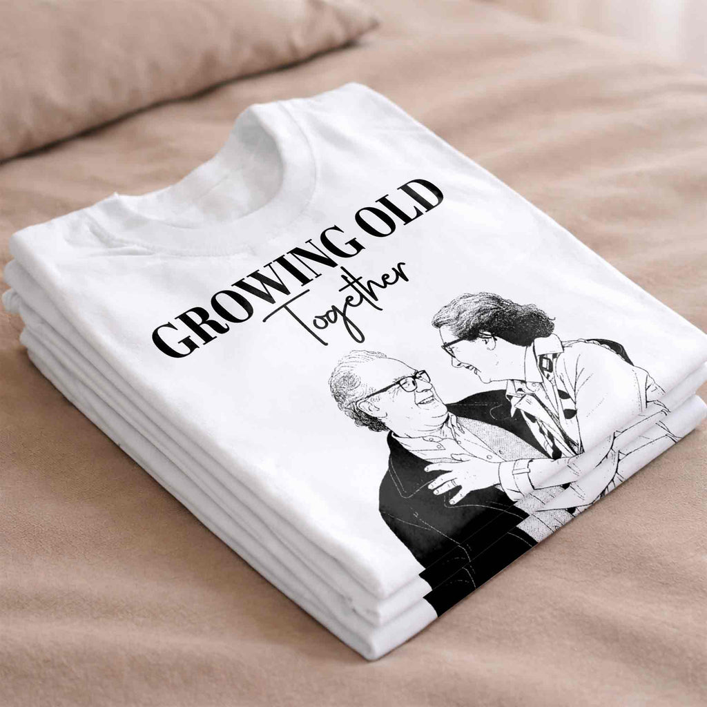 Personalized Custom Sketch Couple Photo T-shirt Hoodie Gift Shirt GradoCreations