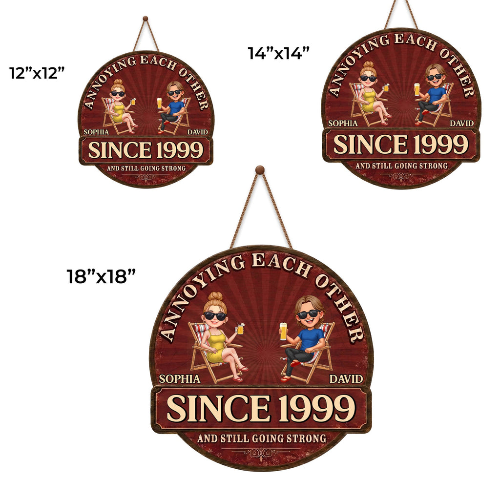Personalized Custom Shaped Wood Sign for Couples Anniversary Gift Wood Sign GradoCreations