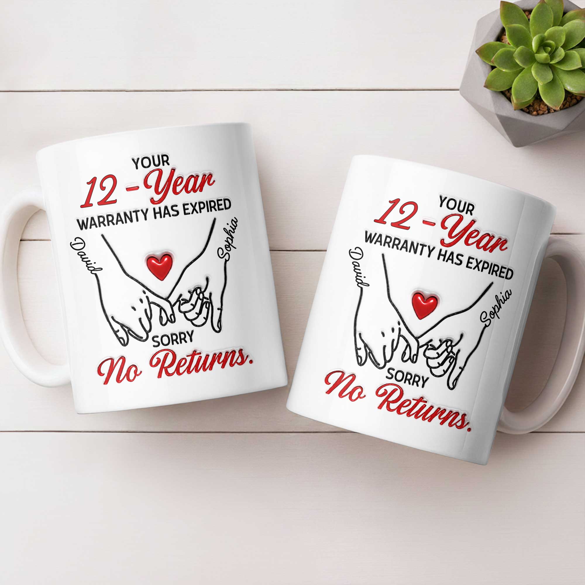 Personalized Edge-to-Edge Coffee Mug Custom Design Gift for Couples Edge-to-edge Mug GradoCreations