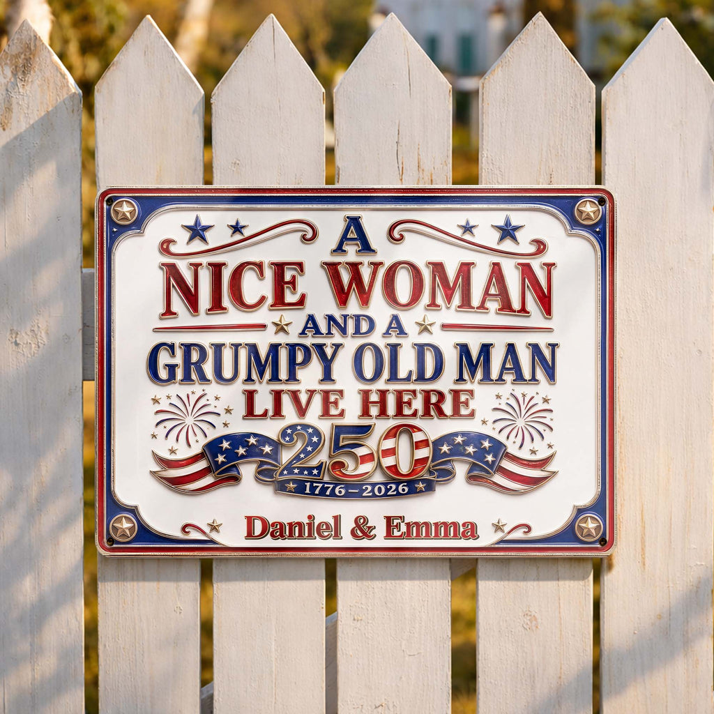 Personalized Metal Wall Sign Unique Couple Gift for Home Metal Sign GradoCreations