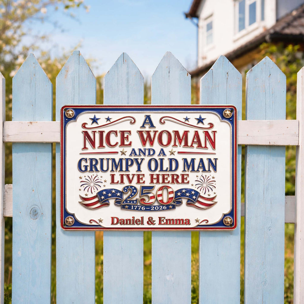 Personalized Metal Wall Sign Unique Couple Gift for Home Metal Sign GradoCreations