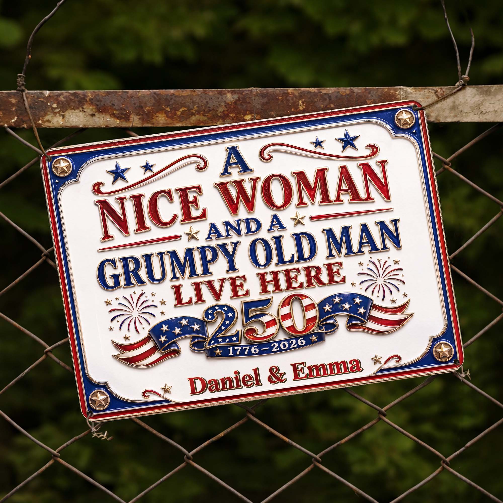 Personalized Metal Wall Sign Unique Couple Gift for Home Metal Sign GradoCreations