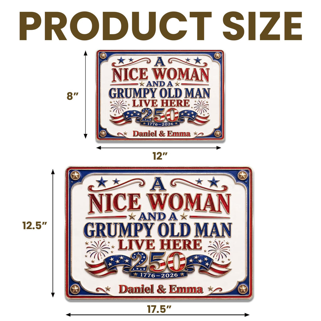 Personalized Metal Wall Sign Unique Couple Gift for Home Metal Sign GradoCreations