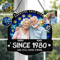 Personalized Couple Suncatcher Custom Name Gift for Anniversary