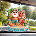 Personalized Acrylic Ornament for Couples Custom Name Gift Car Acrylic Ornament GradoCreations