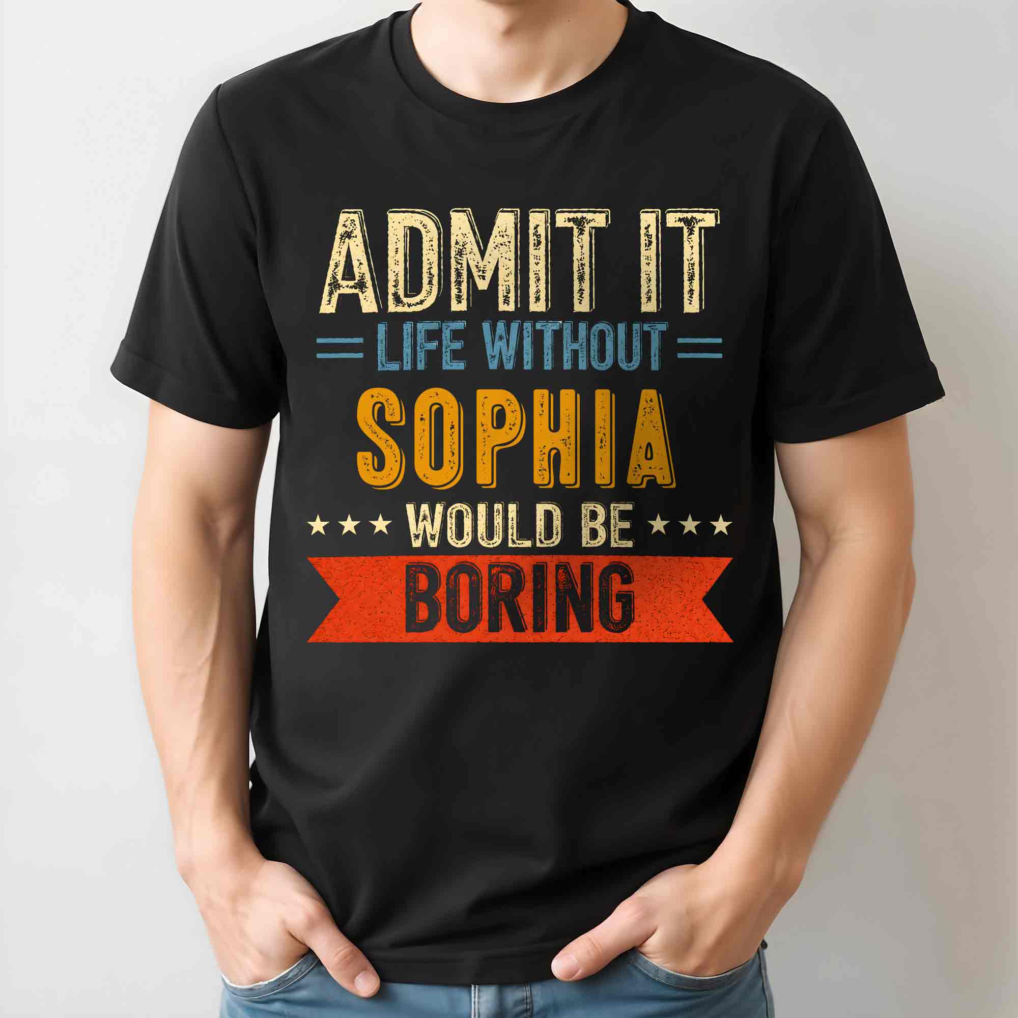 Personalized Vintage Banner Custom T-Shirt Hoodie Gift for Couple Shirt GradoCreations