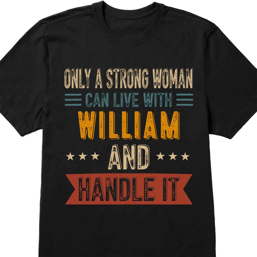 Personalized Strong Woman Custom T-shirt Hoodie Gift for Couples Shirt GradoCreations