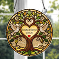 Personalized Tree of Life Suncatcher Custom Name Gift for Couple