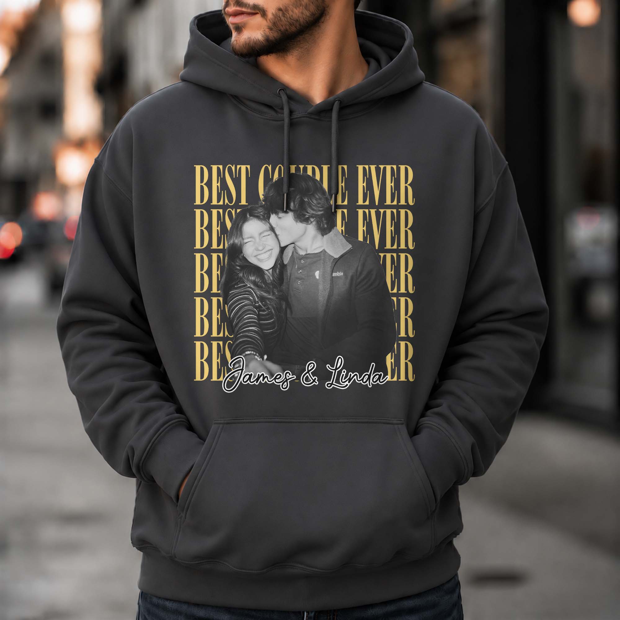 Personalized Couple Photo Upload Shirt Custom Names Gift Shirt GradoCreations