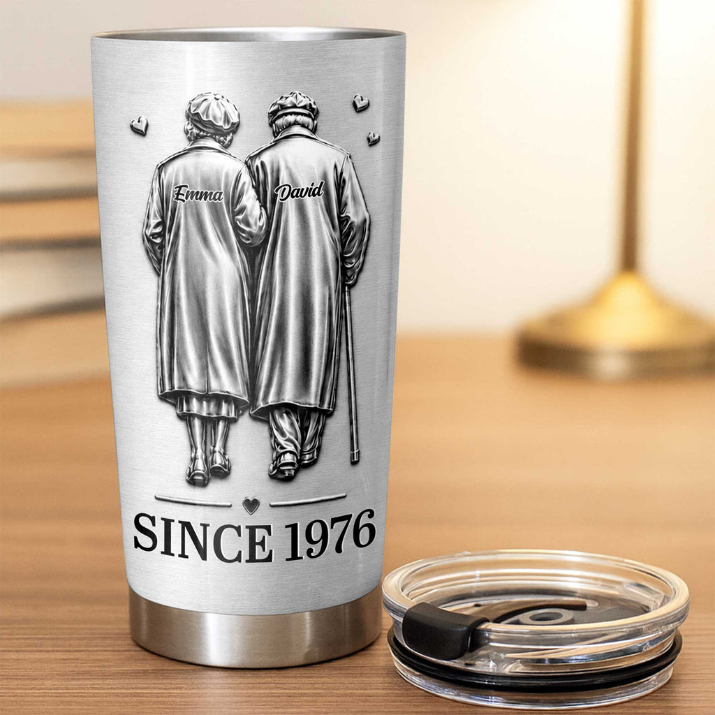 Personalized Couple Tumbler Custom Artwork 20oz Gift 20oz Tumbler GradoCreations
