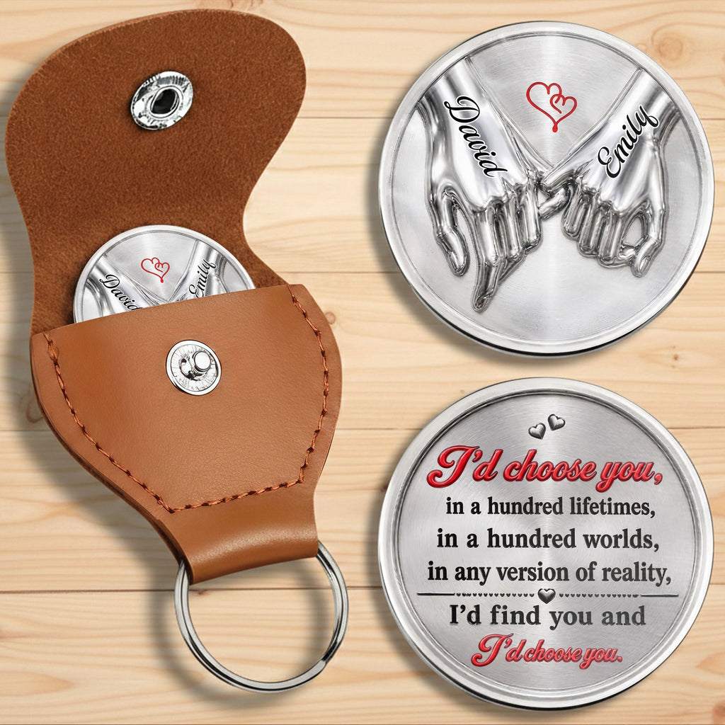 Personalized Pocket Hug Custom Name Gift for Couple Anniversary Pocket Hug GradoCreations