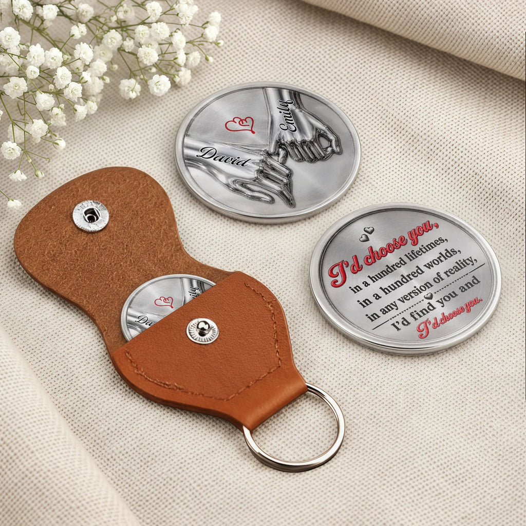 Personalized Pocket Hug Custom Name Gift for Couple Anniversary Pocket Hug GradoCreations