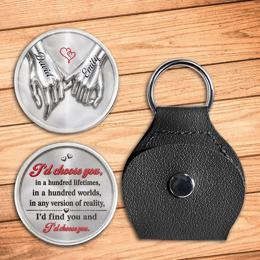 Personalized Pocket Hug Custom Name Gift for Couple Anniversary Pocket Hug GradoCreations