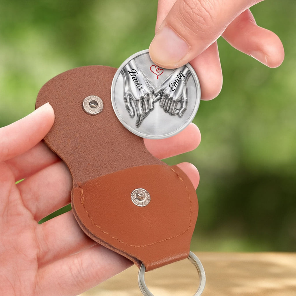 Personalized Pocket Hug Custom Name Gift for Couple Anniversary Pocket Hug GradoCreations
