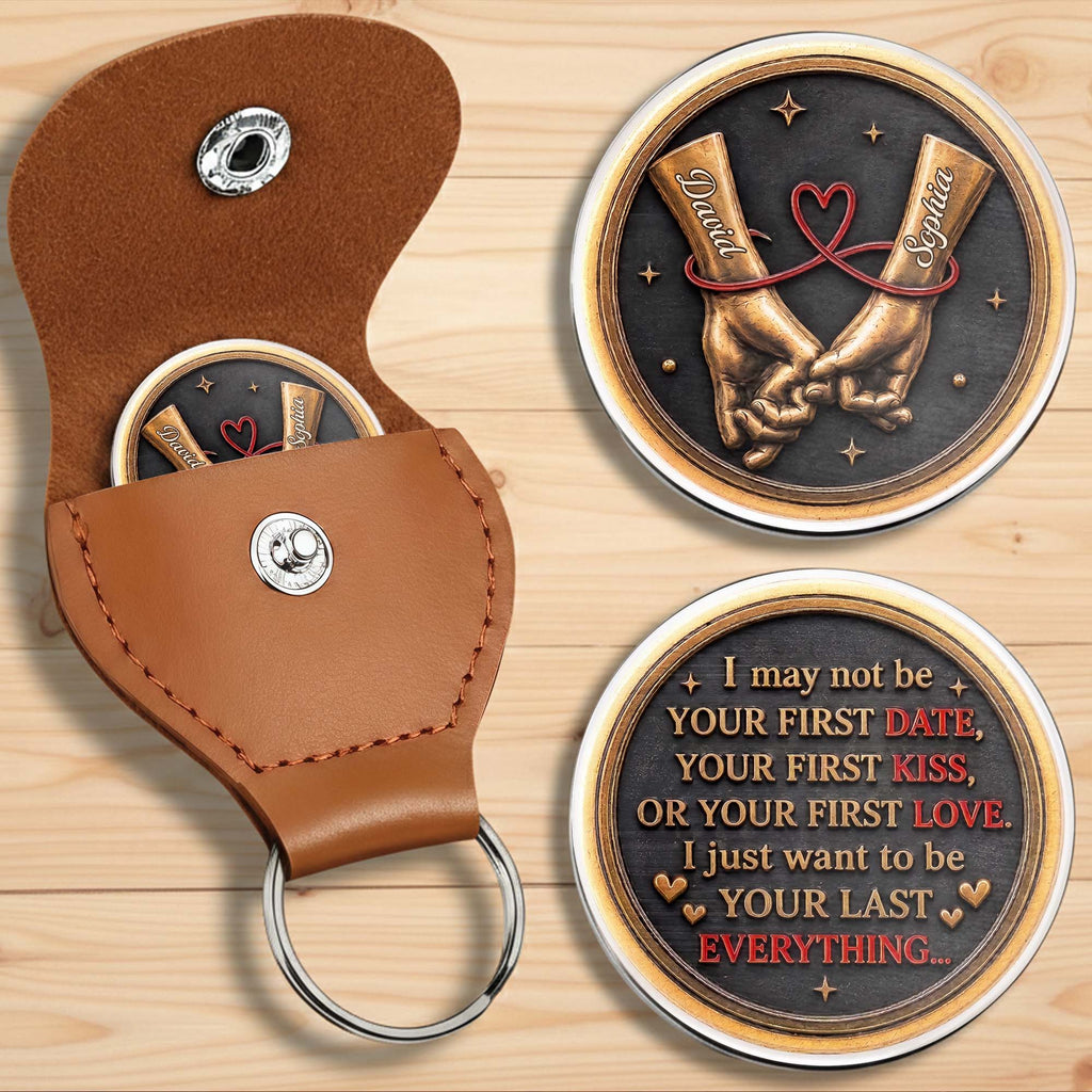 Personalized Pocket Hug Custom Token Heart Gift for Couples Pocket Hug GradoCreations