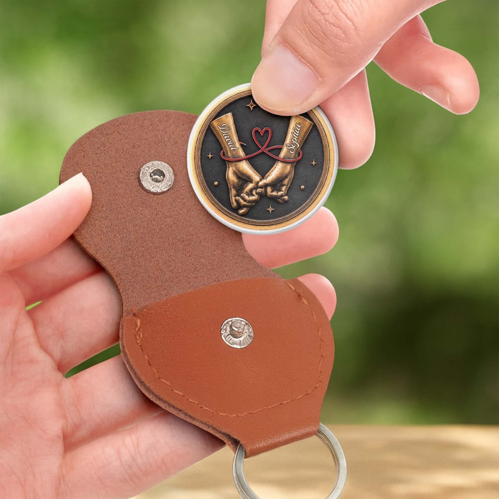 Personalized Pocket Hug Custom Token Heart Gift for Couples Pocket Hug GradoCreations