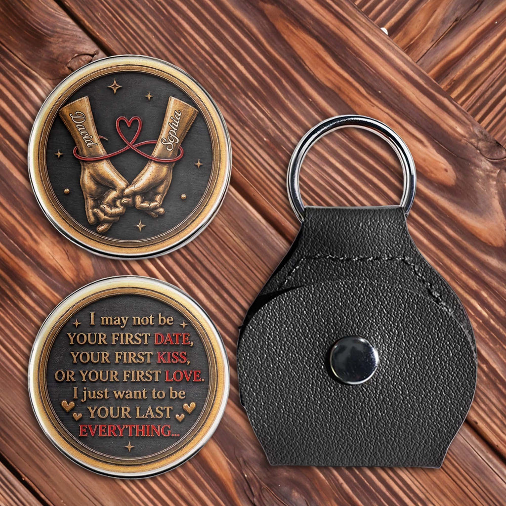 Personalized Pocket Hug Custom Token Heart Gift for Couples Pocket Hug GradoCreations