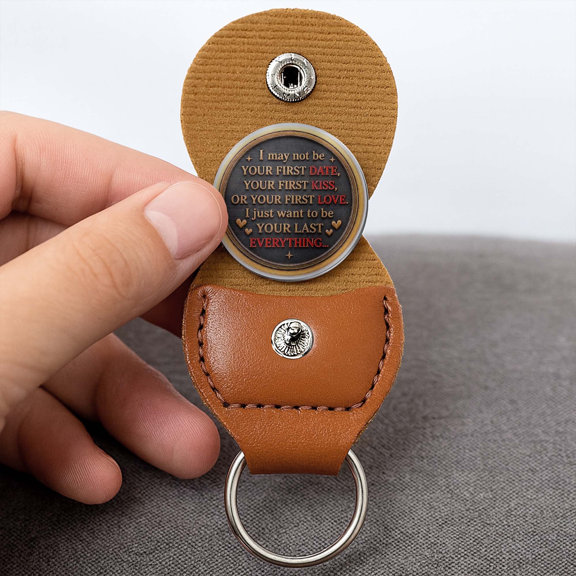 Personalized Pocket Hug Custom Token Heart Gift for Couples Pocket Hug GradoCreations
