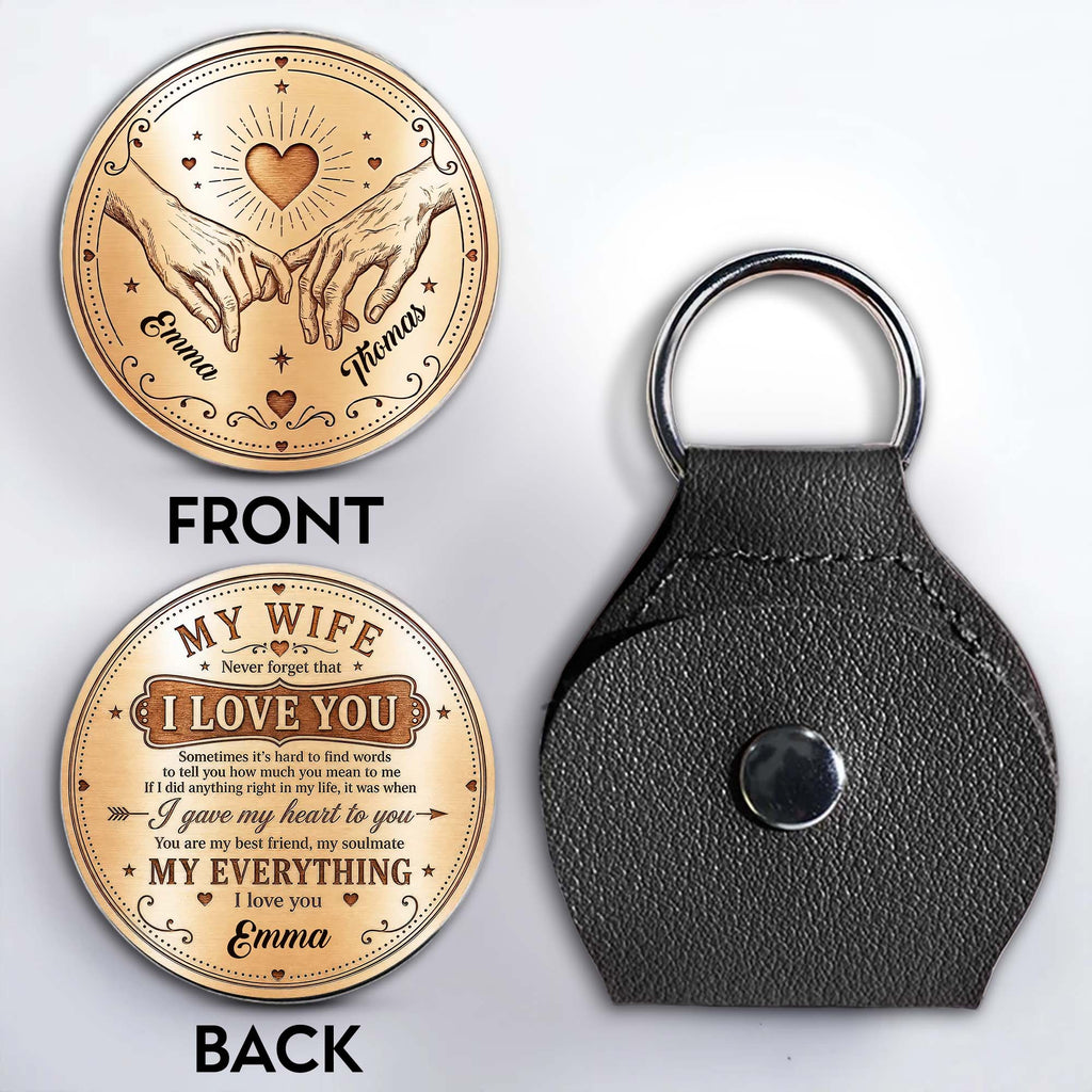Personalized Pocket Hug Custom Name Gift for Couples Anniversary Pocket Hug GradoCreations