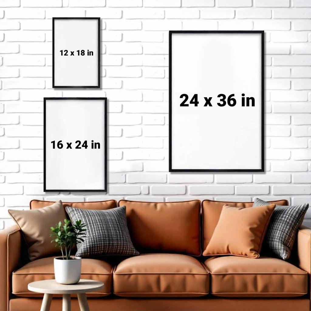 Personalized Skeleton Couple Sugar Skull Vertical Poster Gift Poster GradoCreations