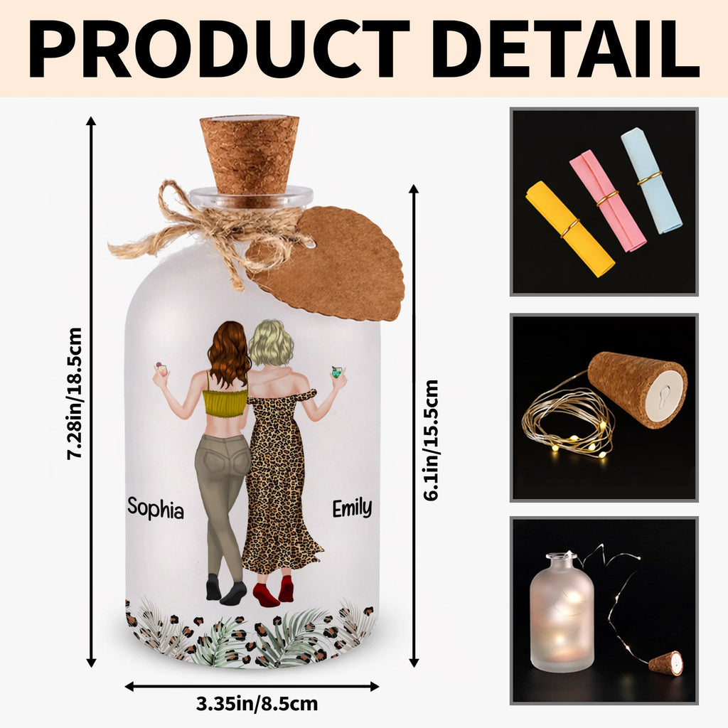 Personalized Short Bottle Light Custom Name Gift for Cousin Short Bottle Light GradoCreations