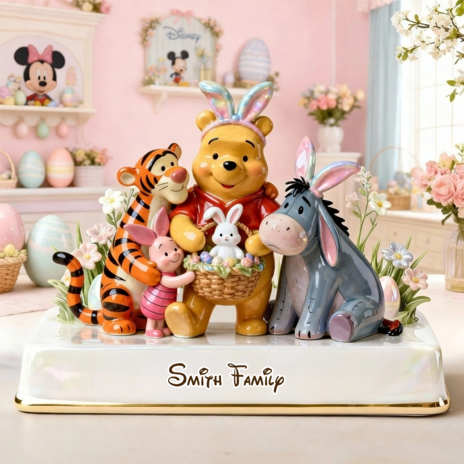 Personalized Acrylic Easter Plaque Custom Family Gift Home Decor