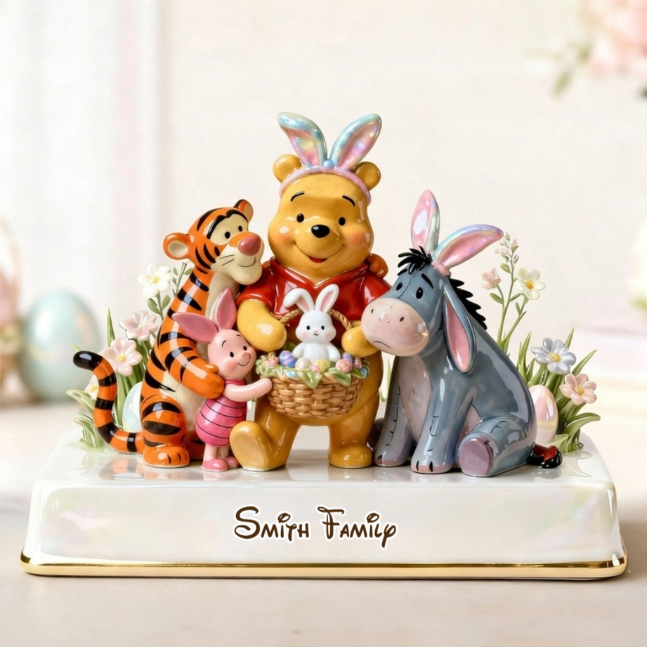 Personalized Acrylic Easter Plaque Custom Family Gift Home Decor