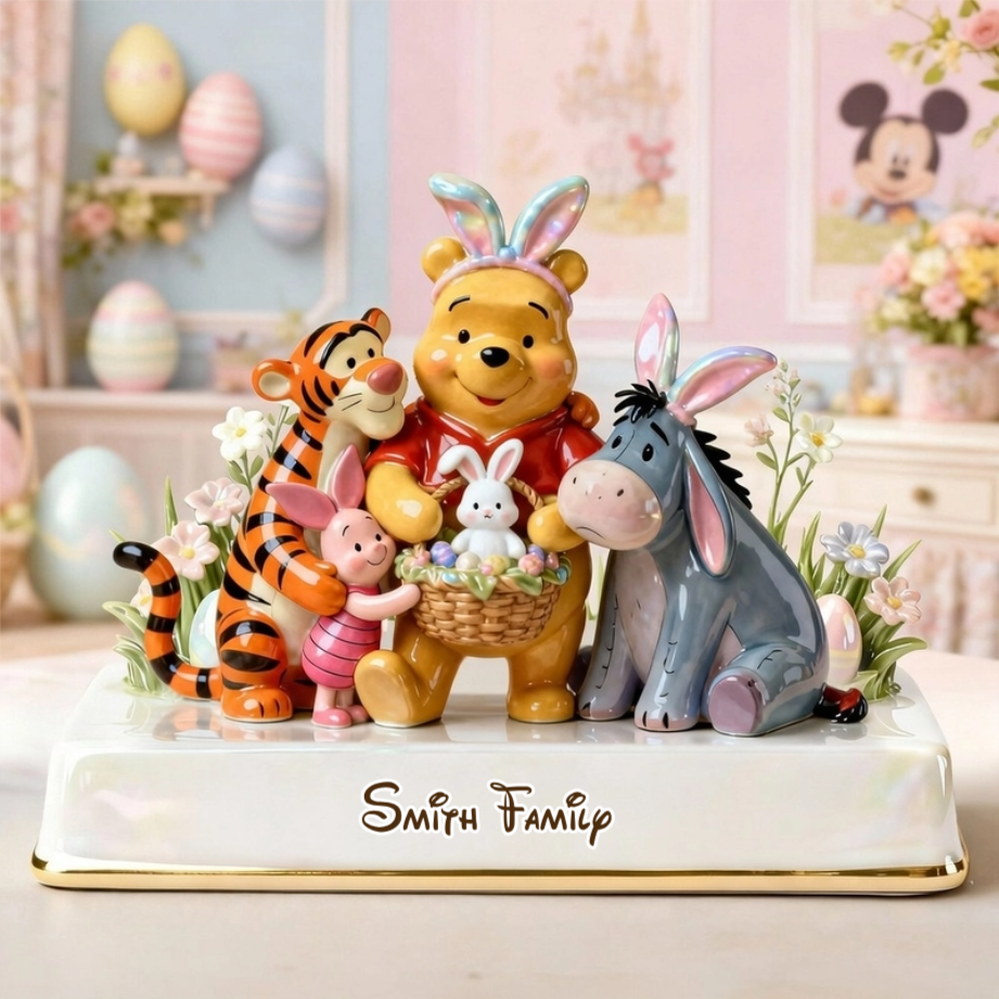 Personalized Acrylic Easter Plaque Custom Family Gift Home Decor