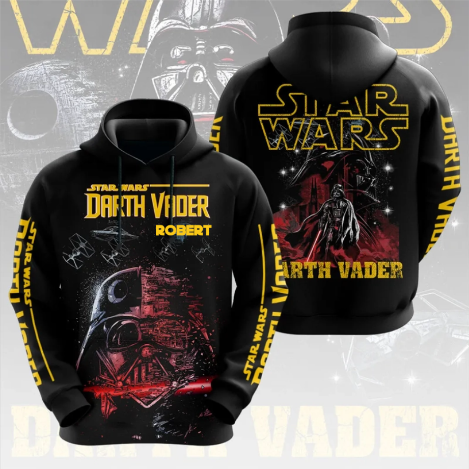 Personalized Star Wars Darth Vader AOP Shirt Gift for Movie Fans