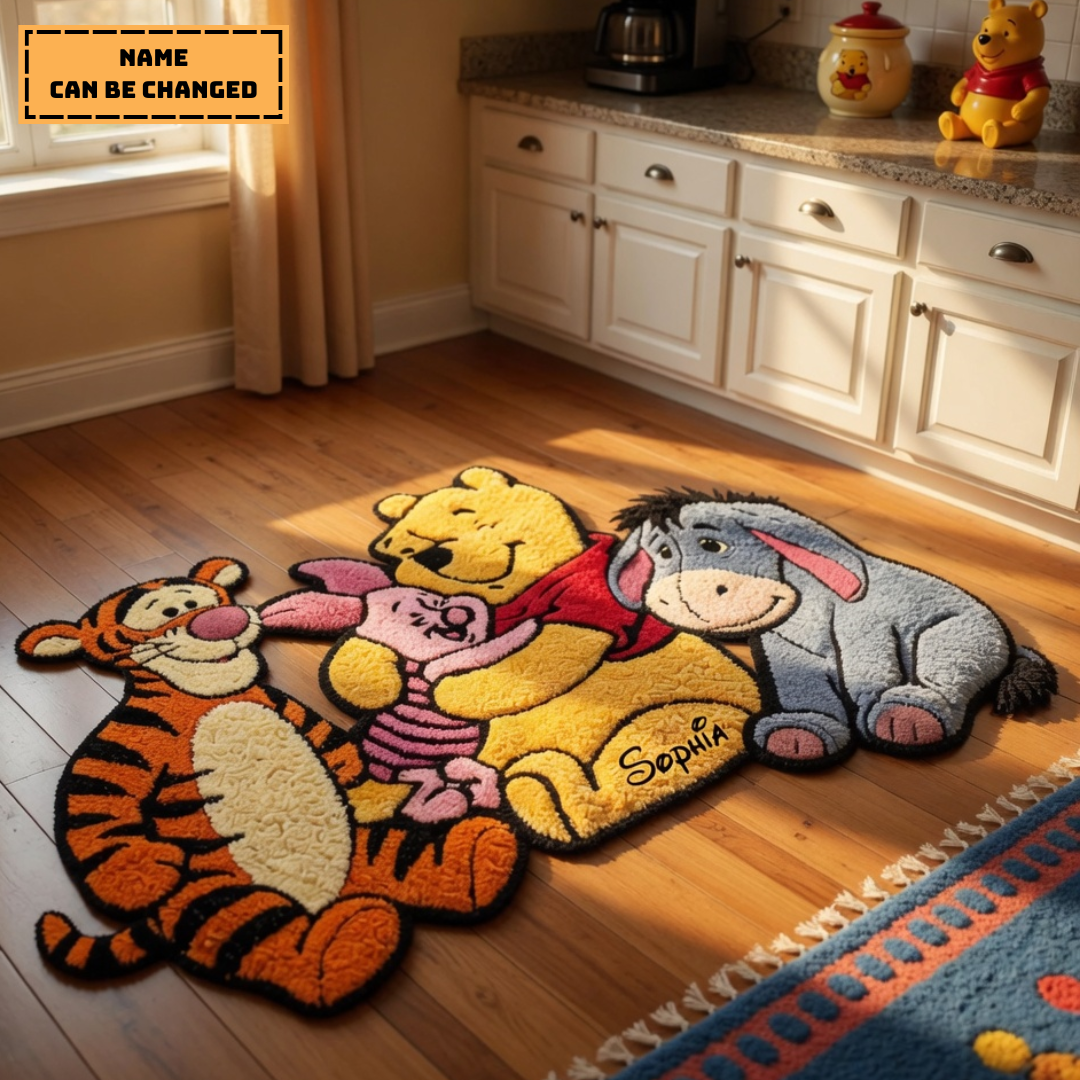 Personalized Custom Shaped Doormat with Movie Characters Gift for Kids