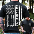 Personalized Golf Dad Shirt Custom Name Gift for Father's Day HN590 - Back&Front Shirt fix GradoCreations