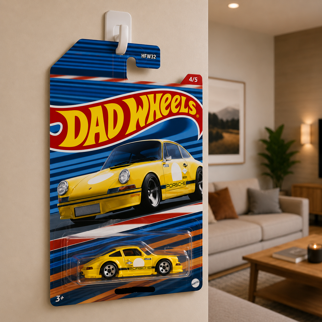 Personalized Vintage Car Photo Gift for Dad | Custom Dad Gift HN590 - Hot Wheels GradoCreations