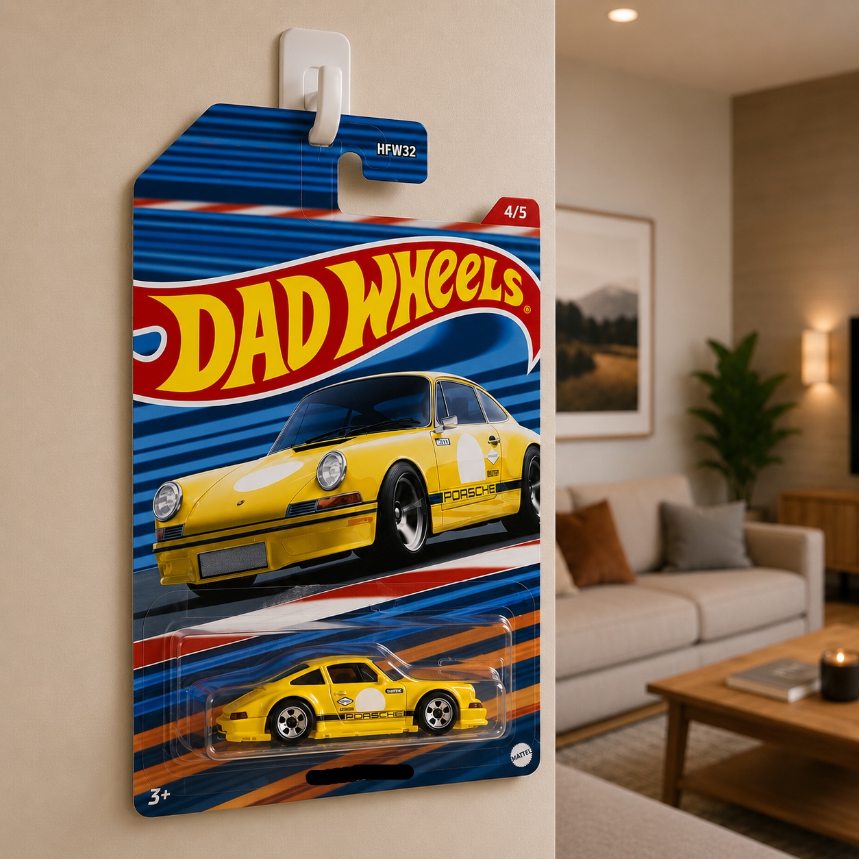 Personalized Vintage Car Photo Gift for Dad | Custom Dad Gift HN590 - Hot Wheels GradoCreations