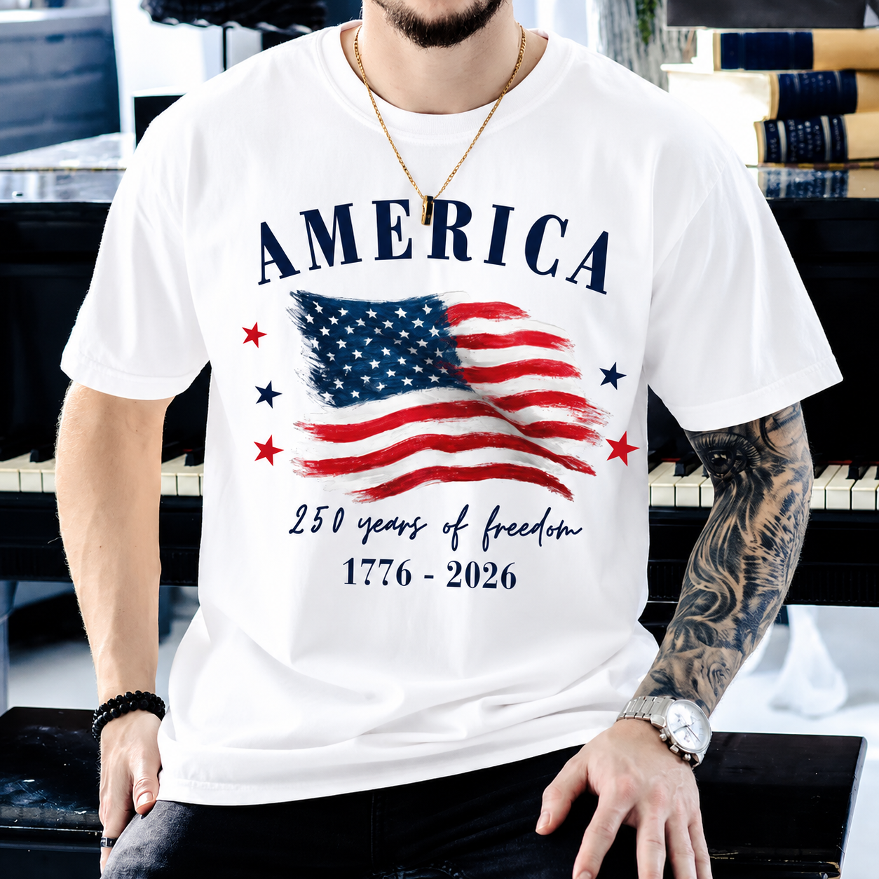 Personalized Independence Day Shirt Custom Design Gift for Family HN590 - Shirt GradoCreations