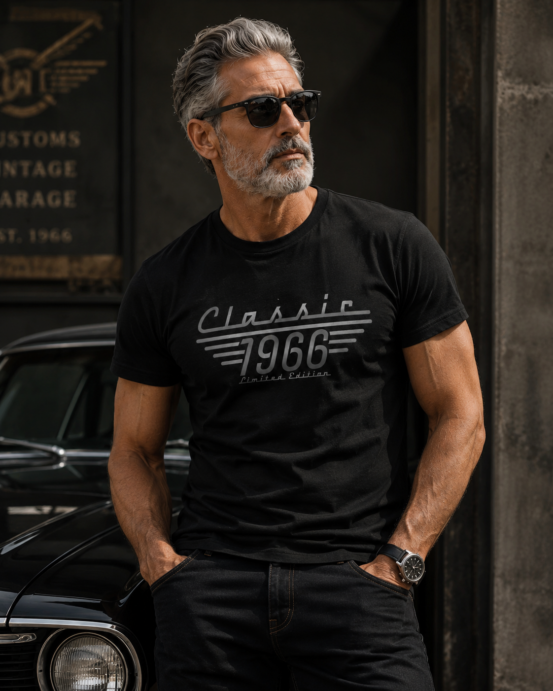 Personalized Classic Car Lover T-Shirt Gift for Dad HN590 - Tshirt Fix GradoCreations