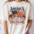 Personalized Comfort Shirt 250th USA Anniversary Gift Comfort Shirt GradoCreations