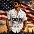 Personalized USA 250 Years of Freedom Hawaiian Shirt Gift for Dad HN590 - AOP Hawai Shirt GradoCreations