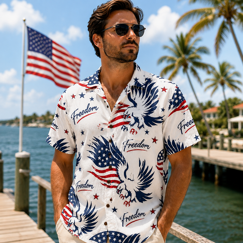 Personalized 250th Anniversary Hawaiian Shirt Gift for Dad HN590 - AOP Hawai Shirt GradoCreations