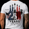 Personalized 250th Anniversary T-Shirt Custom Family Gift HN590 - Tshirt Back GradoCreations
