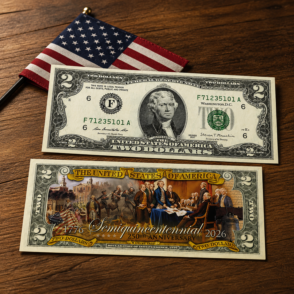 Pack of 20 Personalized Commemorative Bills USA 250th Anniversary Gift Idea Commemorative Bills GradoCreations